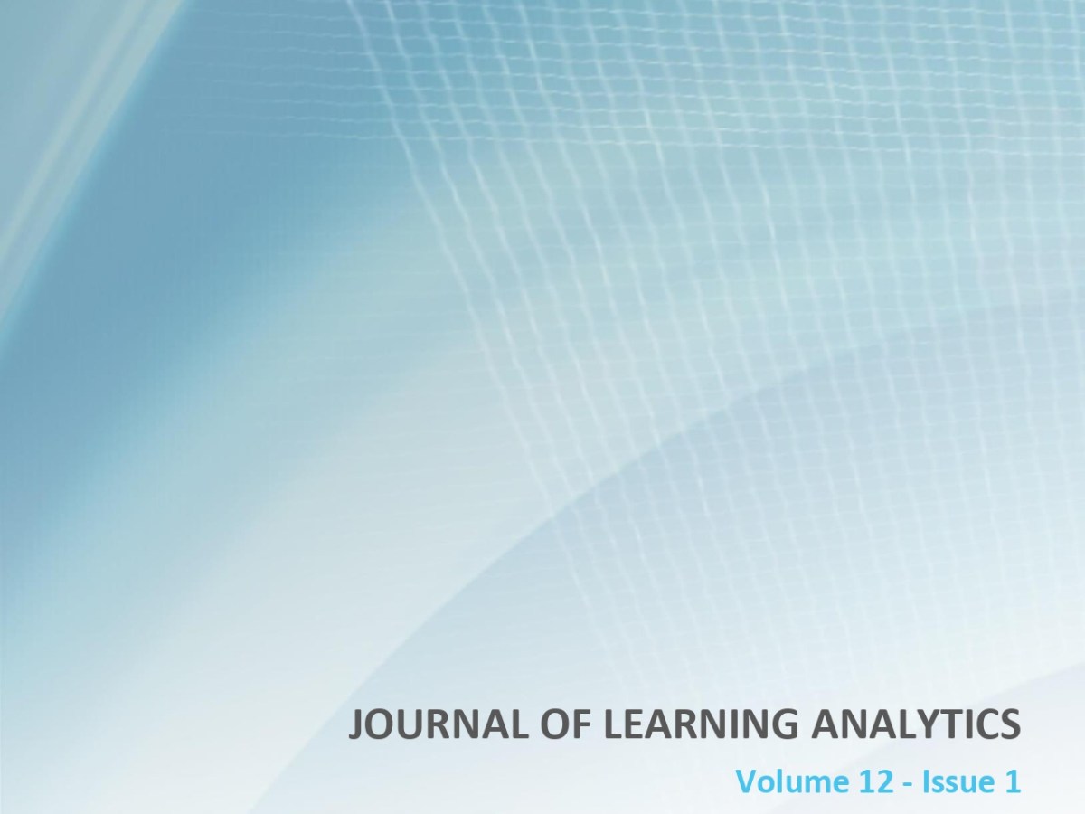 The Journal of Learning Analytics: Special Section on Generative AI and Learning Analytics